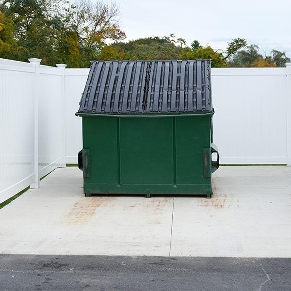 we provide temporary rentals for commercial dumpsters, ideal for construction projects or events